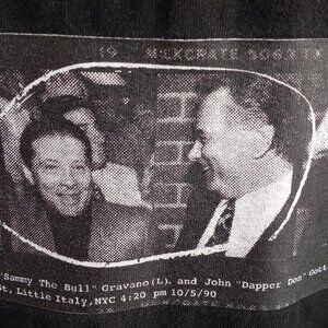 MilkCrate Athletics NYC Gravano & Gotti on Mulberry St. Vintage  Streetwear 2XL